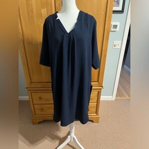 Bobeau shirt dress. Navy XXL NWT